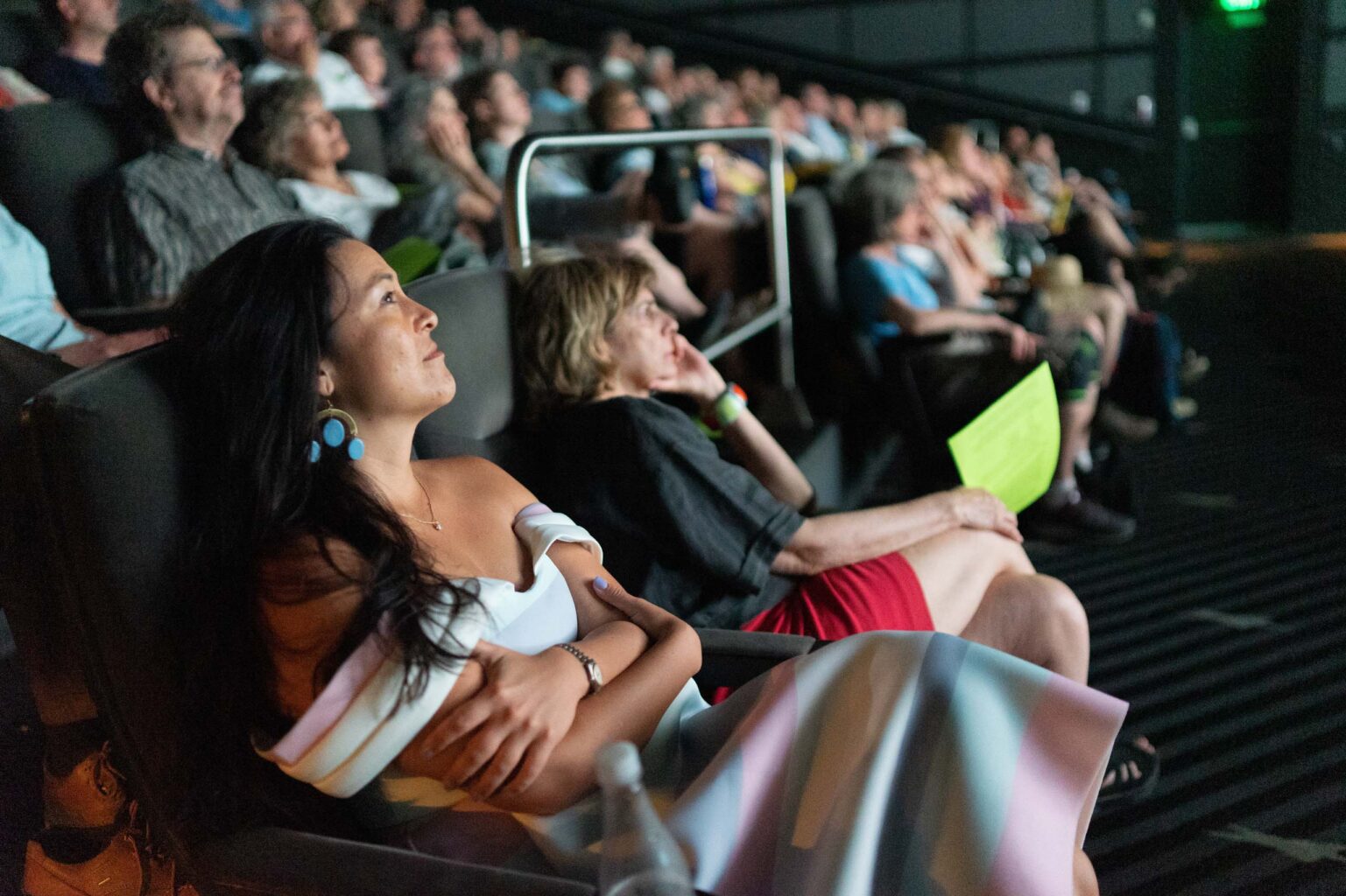 audience watching performance.