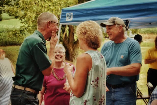 group of active retirees.