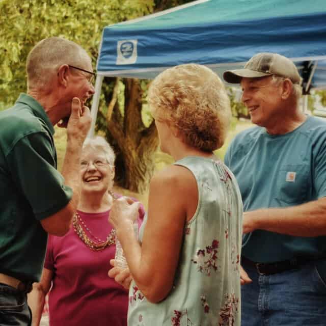 group of active retirees.