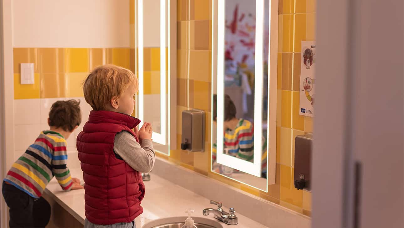 Preschool bathroom