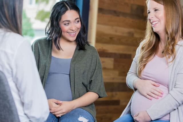 Photo of group of pregnant women