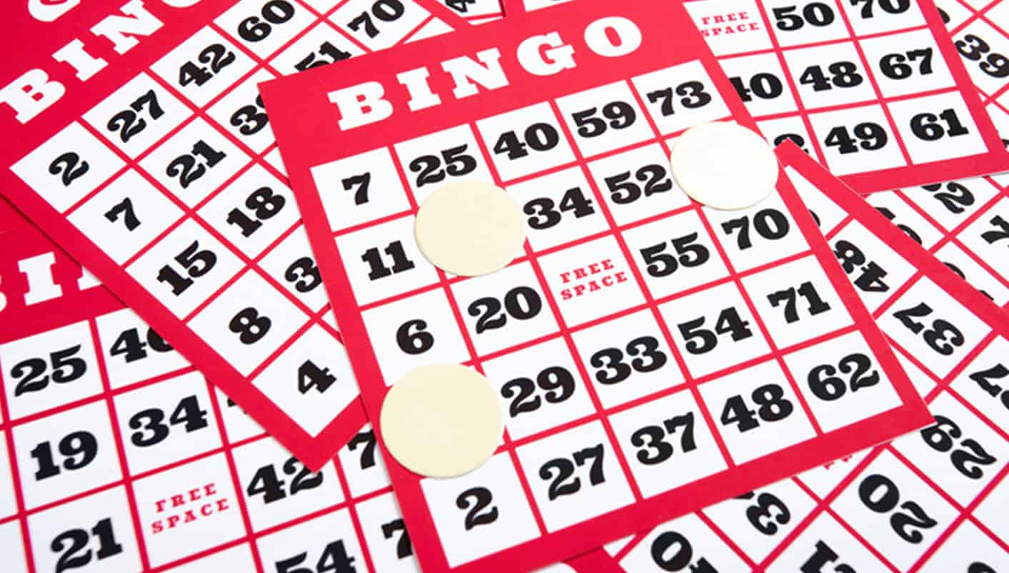 close up of bingo cards