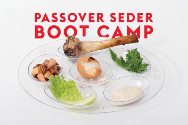 Image of seder plate for Passover